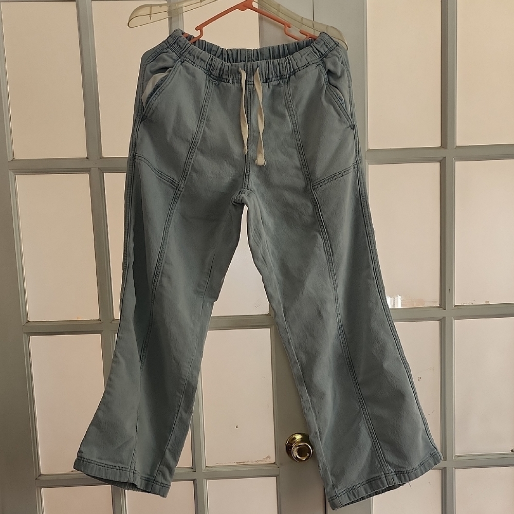 Women's Casual Blue Pants